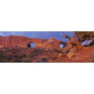  Rock Formations on a Landscape, Arches National Park, Utah 