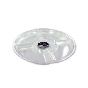  New   Crystal cut serving tray   Case of 24 by bulk buys 