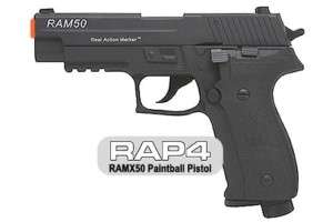 Paintball Pistol Gun Marker RAP4 RAMX50 (Black) Best 844596025371 