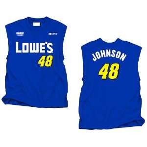  #48 Jimmie Johnson 2012 Lowes Player Sleeveless Mens Tee 