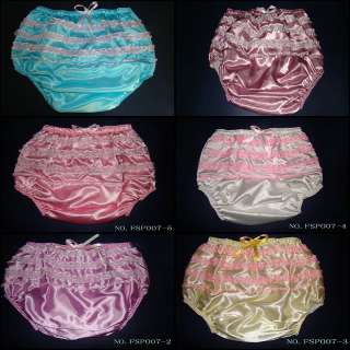   pcs New Soft Adult Baby PVC frilly pull on Plastic Pants #P003  