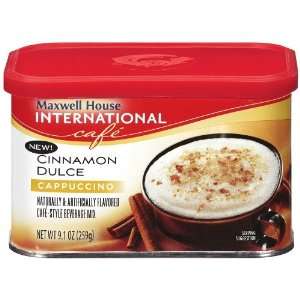 Maxwell House International Coffee Cinnamon Dulce Cappuccino, 9.1 