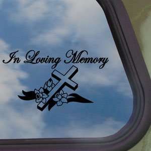   Memory Of A Lost One Memorial Black Decal Car Sticker