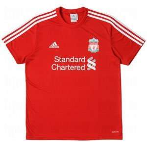  adidas Mens ClimaLite Liverpool Home Replica T Shirts 
