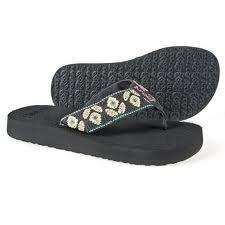 Reef Lily Womens Sandal Grey Lime Pink New  