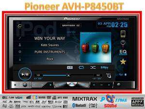    P8450BT Car stereo TFT 7/USB/iPod/ iPhone/AUX In/BT/Mixt DVD player