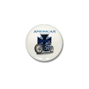 com Mini Button American Original Choppers Iron Cross and Motorcycle 