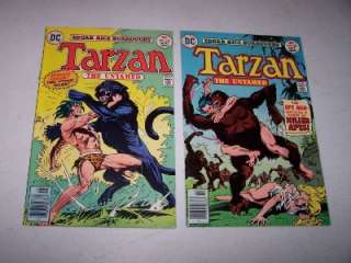 TARZAN LORD OF THE JUNGLE 253 254 NM MINT COMICS 1977  