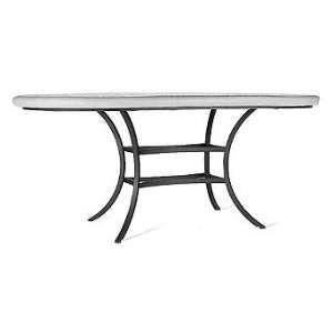  Clover Atlas Oval Outdoor Bistro Table   Black   Frontgate 