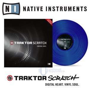  Native Instruments Traktor Scratch Pro Vinyl Blue Musical Instruments