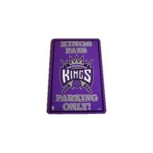NBA SACRAMENTO KINGS TEAM LOGO PARKING SIGN:  Sports 