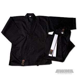 ProForce Karate Uniform Gi Martial Arts Gear Black 00 8  