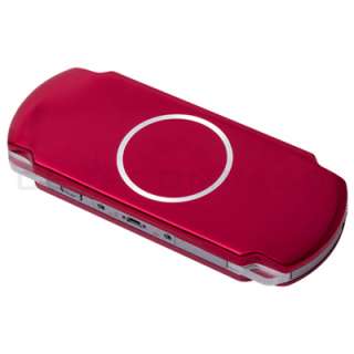 RED Aluminum Ultra Slim Case Cover For Sony PSP 3000  