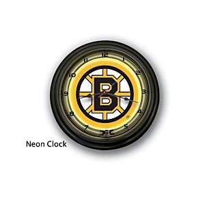  NHL Boston Bruins Neon Clock   18 inches BIG Sports 
