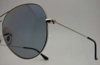 Authentic RAY BAN Silver Aviator Sunglasses 3025   W3171 *NEW*  