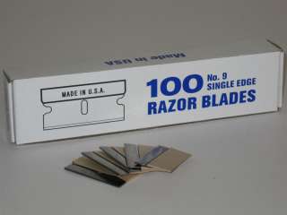 Single Edge Razor Blades #9   Case of 5000  