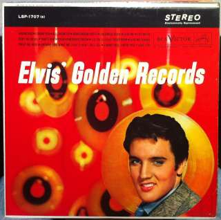 ELVIS PRESLEY golden records LP VG+ LSP 1707(e) 1st Press 1958 1s/5s 
