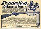 1908 Ad Remington Arms Co. Autoloading Rifle Cartridge   ORIGINAL 