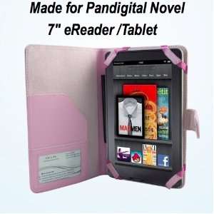  Pandigital Novel 7 Color eReader Leather Case   Pink  