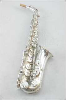   Balanced Action Silver Plated Alto Saxophone with Case 187351  