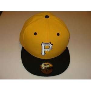 2012 Pittsburgh Pirates Yellow Black Flip Custom New Era Cap Hat 7 3/8 
