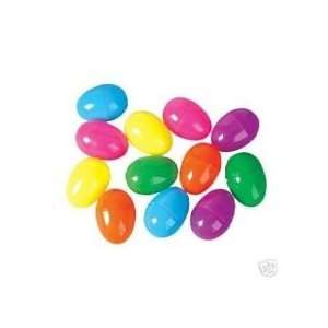  Plastic Easter Eggs   Assorted Colors   12pk Toys & Games