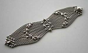 Sergio Gutierrez Liquid Metal Silver Bracelet B77  