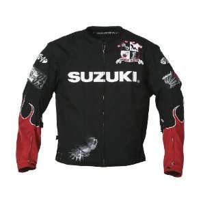 Joe Rocket Suzuki Fuel Mens Textile Motorcycle Jacket Black/Red Medium