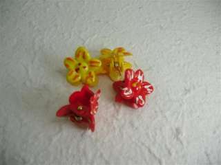   colorful bow hair clips gift set idea for dolls or girls # 005  
