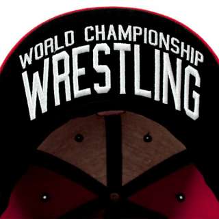 Official WCW Red Baseball Cap Hat WWE  