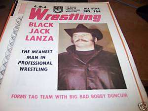 AWA Wrestling Program 76 Black Jack Lanza Bobby Duncum  