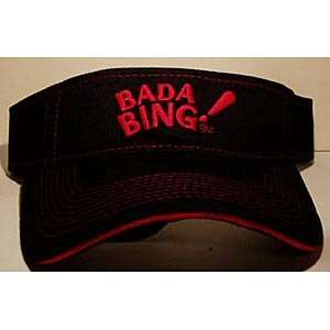 The Sopranos TV Show Bada Bing Logo Embroidered Visor  