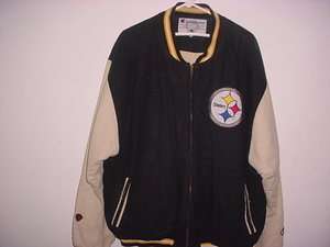   Pittsburgh Steelers Champion Throwback Letterman Style Jacket XL
