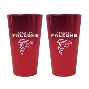  Atlanta Falcons NFL Pint Glass   Set Of 2 Sports 