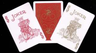 New Bicycle CUPID GOLD TRIM Playing Cards Red & Blue  