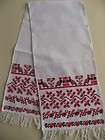 Ukrainian Handmade Cross Stitch Embroidery Folk Traditional Towel 