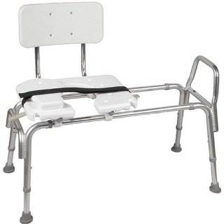 Duro Med Heavy Duty Sliding Transfer Bench with Cut Out Seat
