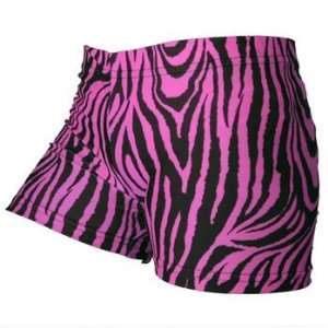   ® Fuchsia Pink Zebra Volleyball Spandex Shorts: Sports & Outdoors