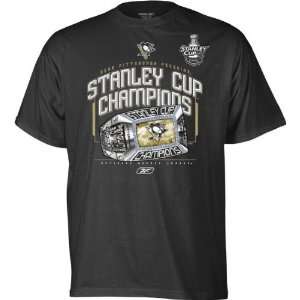   Penguins 2008 Stanley Cup Champions Ring T Shirt