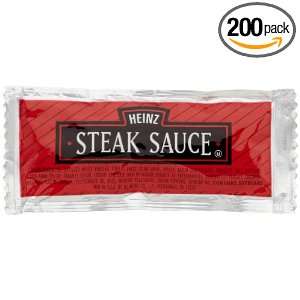 Heinz Steak Sauce, 0.42 Ounce Single Serve Packages (Pack of 200 