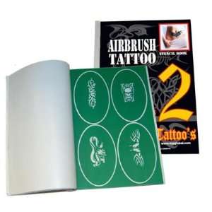   AIRBRUSH TATTOO STENCILS SET 2 AIRBRUSH TATTO Arts, Crafts & Sewing