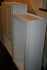 Aristokraft White Kitchen Cabinets beadboard cottage country style 