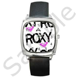 New roxy White And black Design Square Unisex Watch  