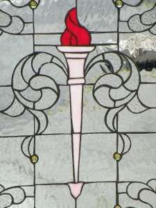 VICTORIAN STYLE STAINED GLASS WINDOW BP55  