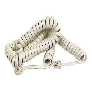   Telephone Handset Cord 25 Ft PVC Cable Jacket Construction