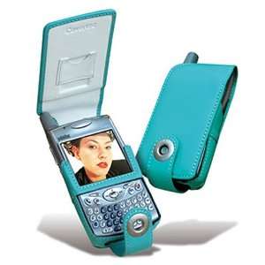   Luxury Leather Case for Palm Treo 650 & 700   Blue Lagoon Electronics