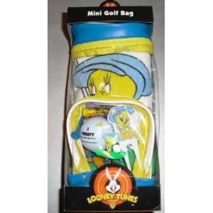   Mini Golf Bag Towel Tees Ball Divot Tweety Bird