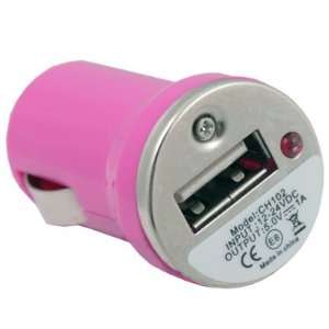  5V 1A Universal Mini USB Car Charger Adapter Pink: Cell 