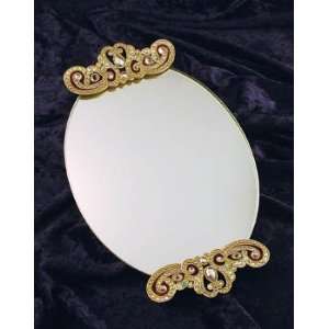  Beautiful Jeweled Vanity Mirror Tray  Dolce Roma