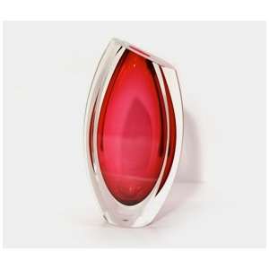    Correia Designer Art Glass, Vase elite Ruby